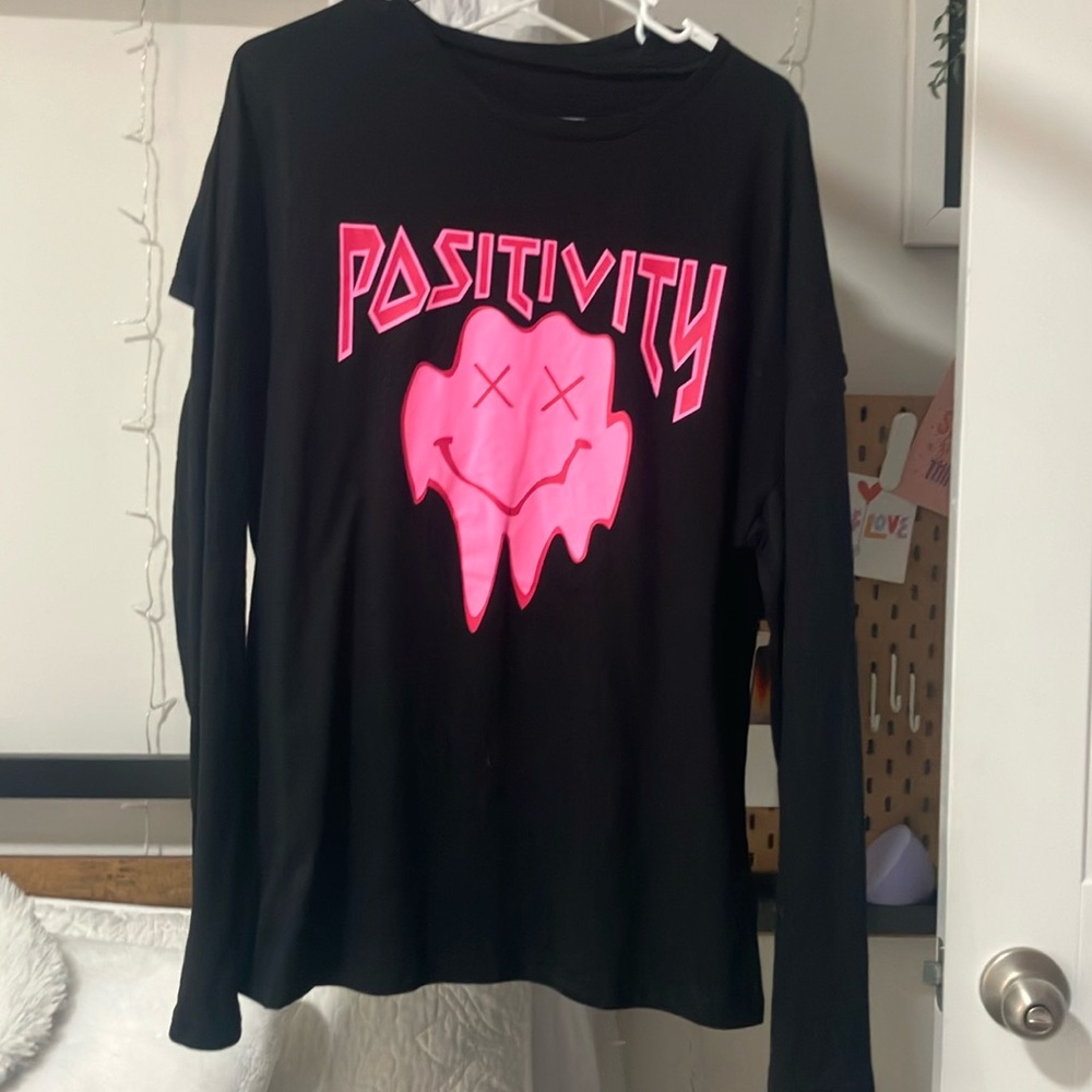 positivity preppy long sleeve